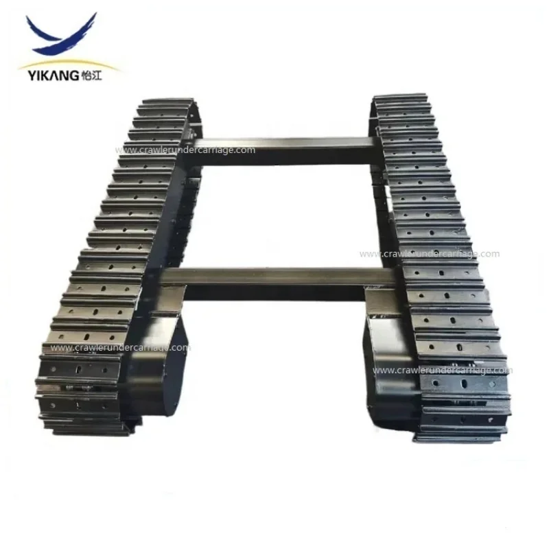 China Custom Hydraulic Driver Steel Track Undercarriage With Middle Crossbeam For 0.5-60 Tons Crawler Drilling Rig From Yijiang
China Custom Hydraulic Driver Steel Track Undercarriage With Middle Crossbeam For 0.5-60 Tons Crawler Drilling Rig From Yijiang