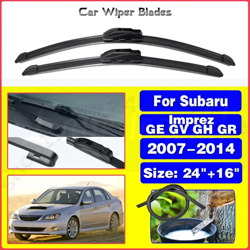 For Subaru Impreza GE GV GH GR 2007 2008 2009 2010 2011 2012 2013 2014 Accessories Car Front Windscreen Wiper Blades Brushes
For Subaru Impreza GE GV GH GR 2007 2008 2009 2010 2011 2012 2013 2014 Accessories Car Front Windscreen Wiper Blades Brushes