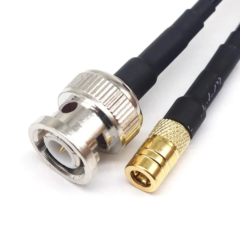 Coaxial RF connector BNC male to SMB female adapter cable extension cord Q9 to SMB adapter cable RG174
Coaxial RF connector BNC male to SMB female adapter cable extension cord Q9 to SMB adapter cable RG174