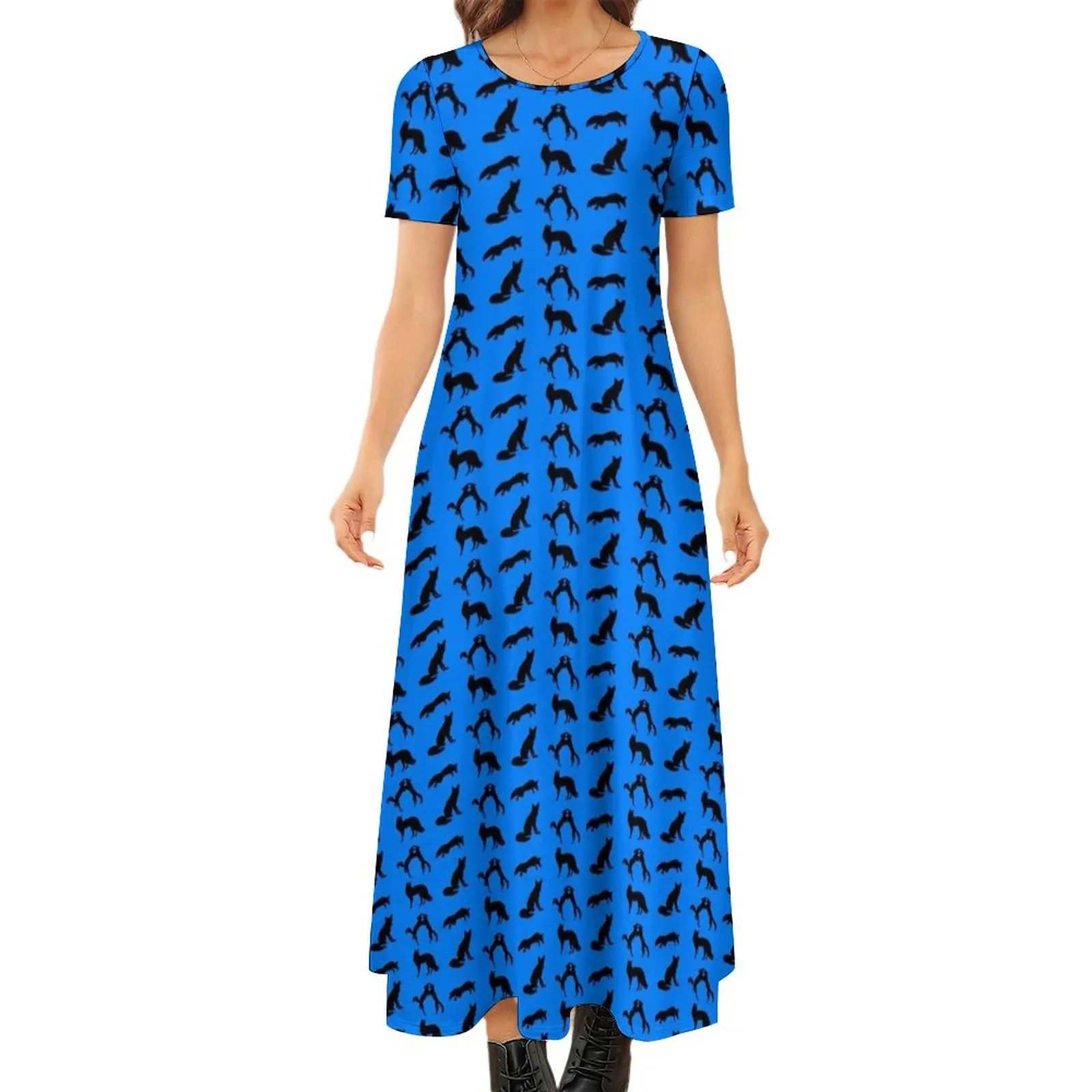Fabulous Fox silhouettes Round Neck Short Sleeve Dress ladies dresses for special occasion
Fabulous Fox silhouettes Round Neck Short Sleeve Dress ladies dresses for special occasion
