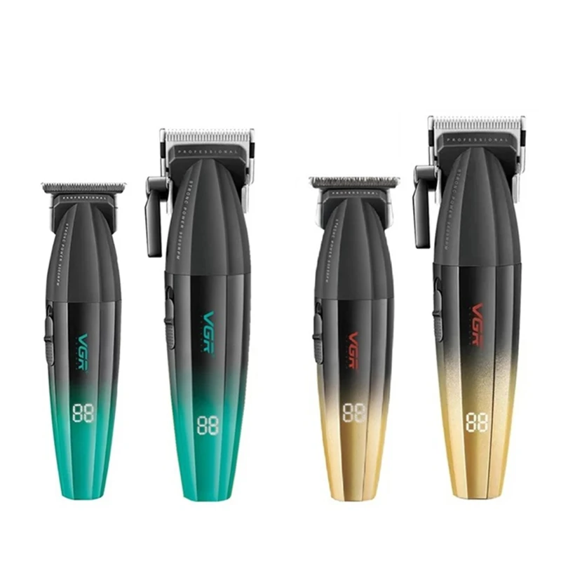 VGR триммер для волос, профессиональная парикмахерская машина для стрижки волос, беспроводная машинка для стрижки волос, триммер с цифровым дисплеем для мужчин V-003
VGR триммер для волос, профессиональная парикмахерская машина для стрижки волос, беспроводная машинка для стрижки волос, триммер с цифровым дисплеем для мужчин V-003