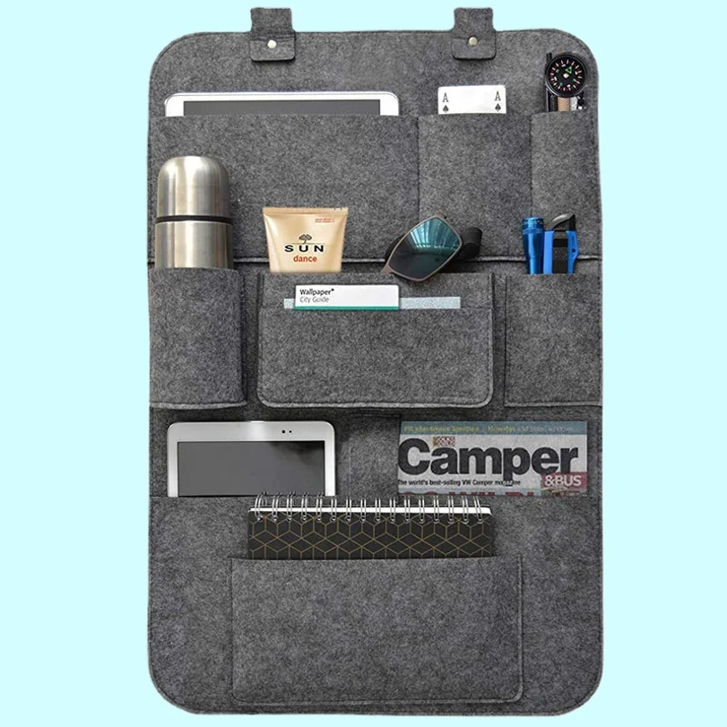 New Felt Car Storage Bag, Seat Back Hanging Organizer, Car Accessories Felt Storage Bag, Back Seat Anti-kick Protection
New Felt Car Storage Bag, Seat Back Hanging Organizer, Car Accessories Felt Storage Bag, Back Seat Anti-kick Protection