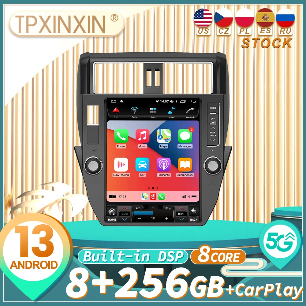 12,1-дюймовый Qualcomm для Toyota Prado 2010 Android 13.0, автомобильный радиоприемник, автомобильный мультимедийный плеер, GPS-навигация, головное устройство Carplay
12,1-дюймовый Qualcomm для Toyota Prado 2010 Android 13.0, автомобильный радиоприемник, автомобильный мультимедийный плеер, GPS-навигация, головное устройство Carplay