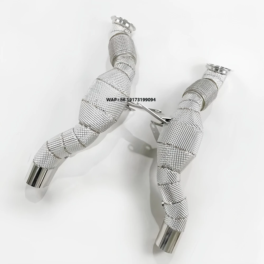 High-flow Sports Catalytic Converter for 488 GTB/Spider/Pista 3.9T V8 2015-2019 SS304 Insulation Downpipe Power Upgrade
High-flow Sports Catalytic Converter for 488 GTB/Spider/Pista 3.9T V8 2015-2019 SS304 Insulation Downpipe Power Upgrade