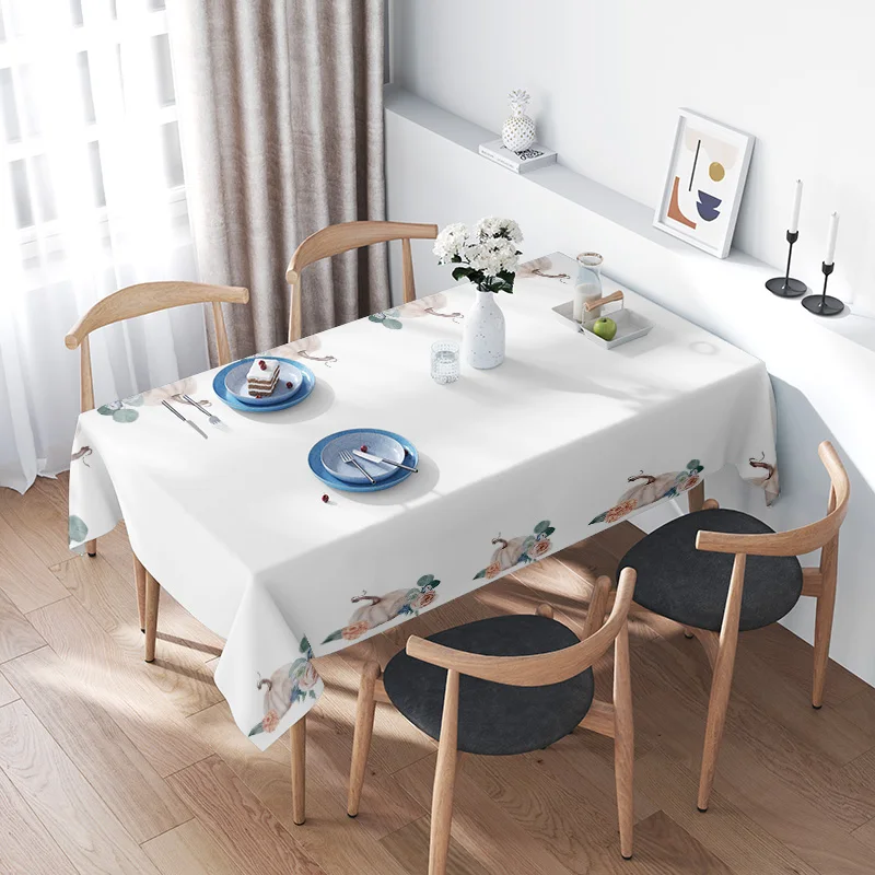 Modern minimalist dining table cloth with floral pattern, suitable for home use, easy to clean, perfect for family gatherings [P
Modern minimalist dining table cloth with floral pattern, suitable for home use, easy to clean, perfect for family gatherings [P