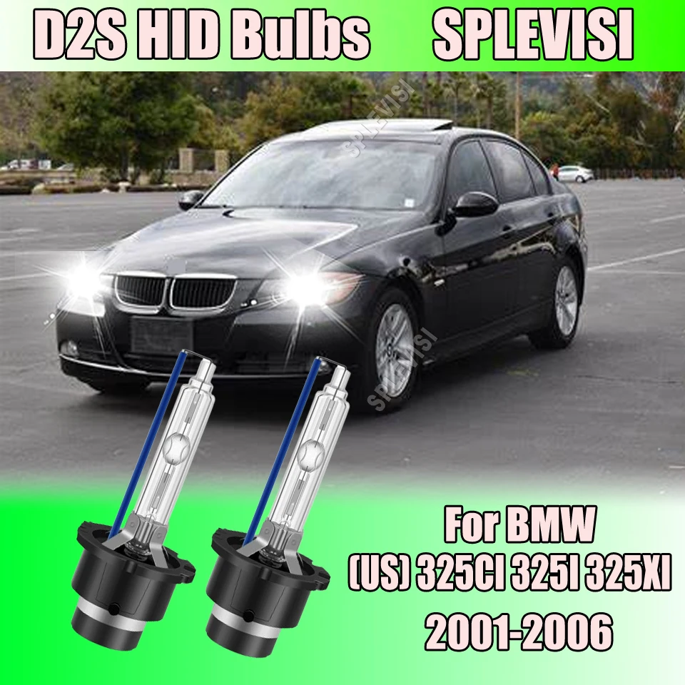 2Pcs Headlight D2S 4500LM Xenon Lamp 35W 6000K For BMW (US) 325CI 325I 325XI 2001 2002 2003 2004 2005 2006
2Pcs Headlight D2S 4500LM Xenon Lamp 35W 6000K For BMW (US) 325CI 325I 325XI 2001 2002 2003 2004 2005 2006