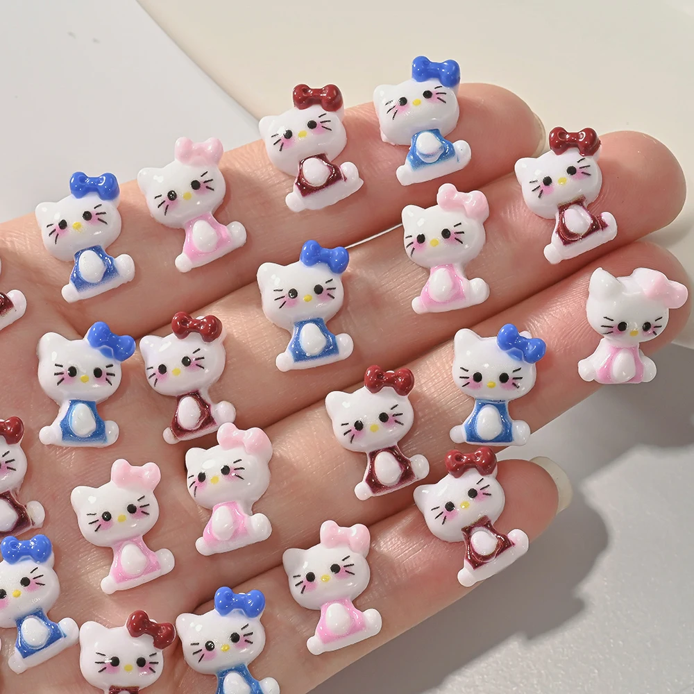 300-400Pcs/Bag Kawaii Cartoon Hello Kitty Nail Accessories Pink/Blue/Red Baby Kitty Design With Bib Nail Charms DIY Nail Decor
300-400Pcs/Bag Kawaii Cartoon Hello Kitty Nail Accessories Pink/Blue/Red Baby Kitty Design With Bib Nail Charms DIY Nail Decor