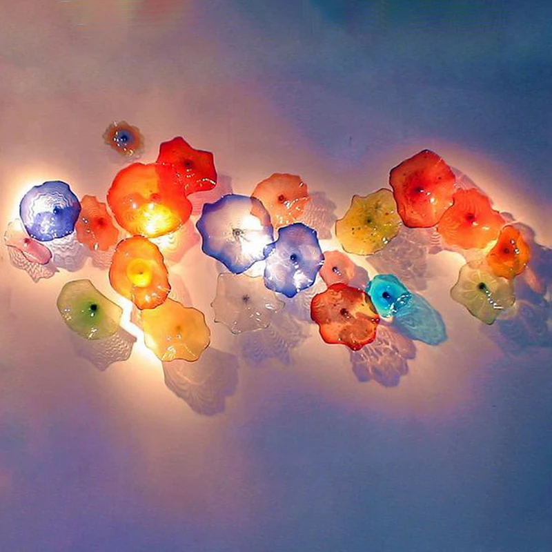 Home Decor Wall Art Lotus Flowers Colorful Hand Blown Murano Glass Flower Plates Wall Art
Home Decor Wall Art Lotus Flowers Colorful Hand Blown Murano Glass Flower Plates Wall Art