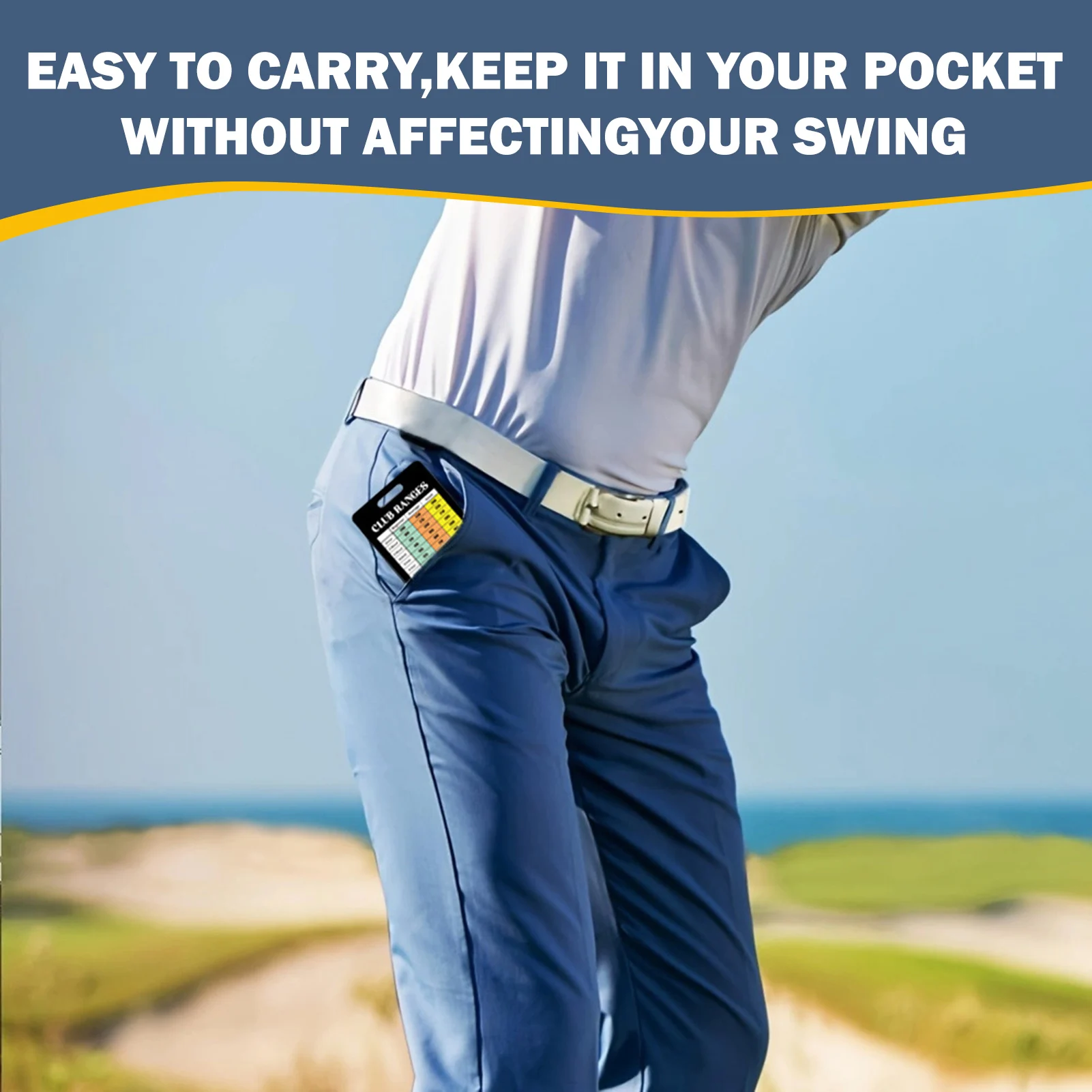Golf Club Distance Card Sturdy Durable Quick Reference Yardage Card for Golf Gift Golf Bag Accessories
Golf Club Distance Card Sturdy Durable Quick Reference Yardage Card for Golf Gift Golf Bag Accessories