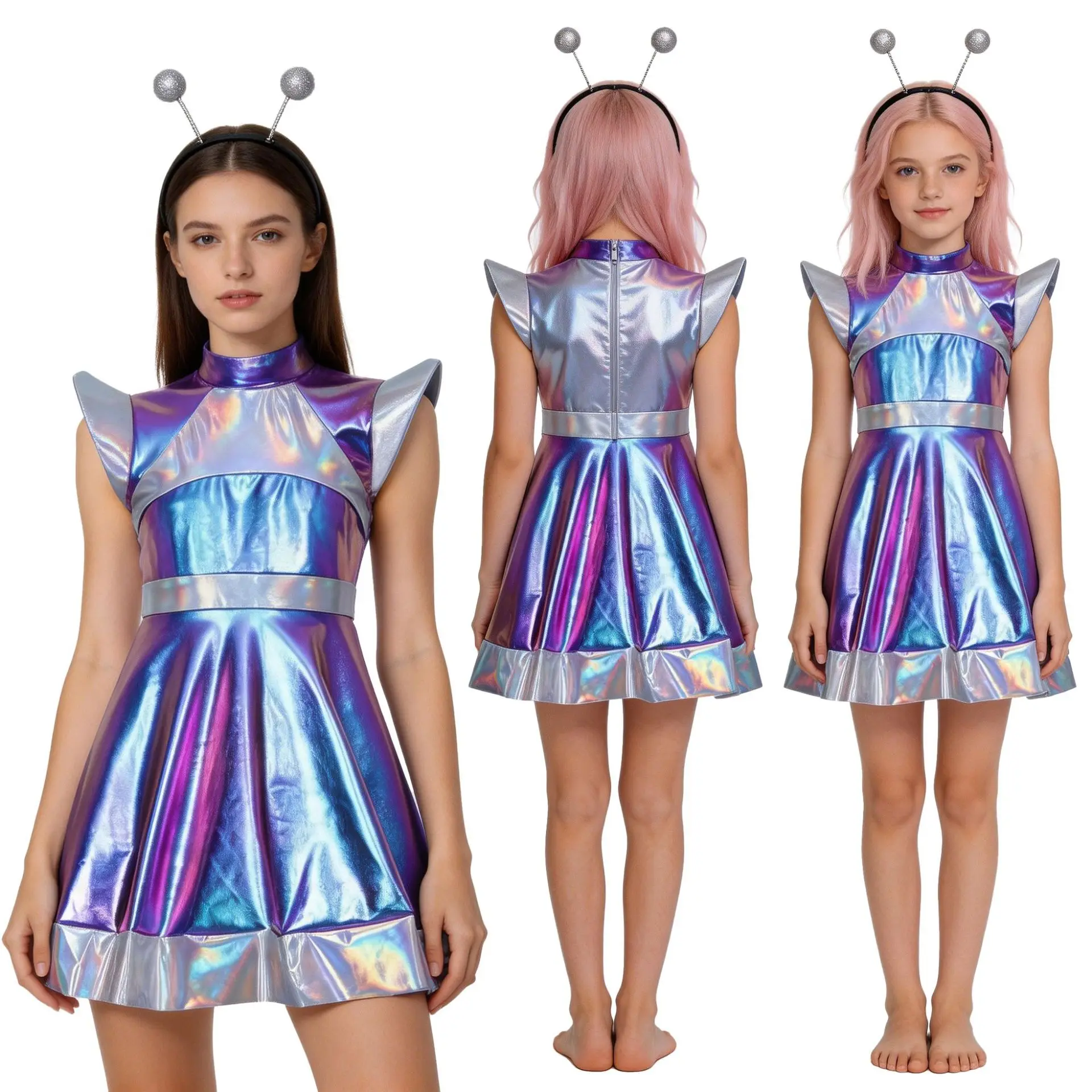 Color-Changing Robot AI Halloween Costume Skirt Christmas Role-Playing Dress Women's Ethnic Stage Costume Spring 2025
Color-Changing Robot AI Halloween Costume Skirt Christmas Role-Playing Dress Women's Ethnic Stage Costume Spring 2025
