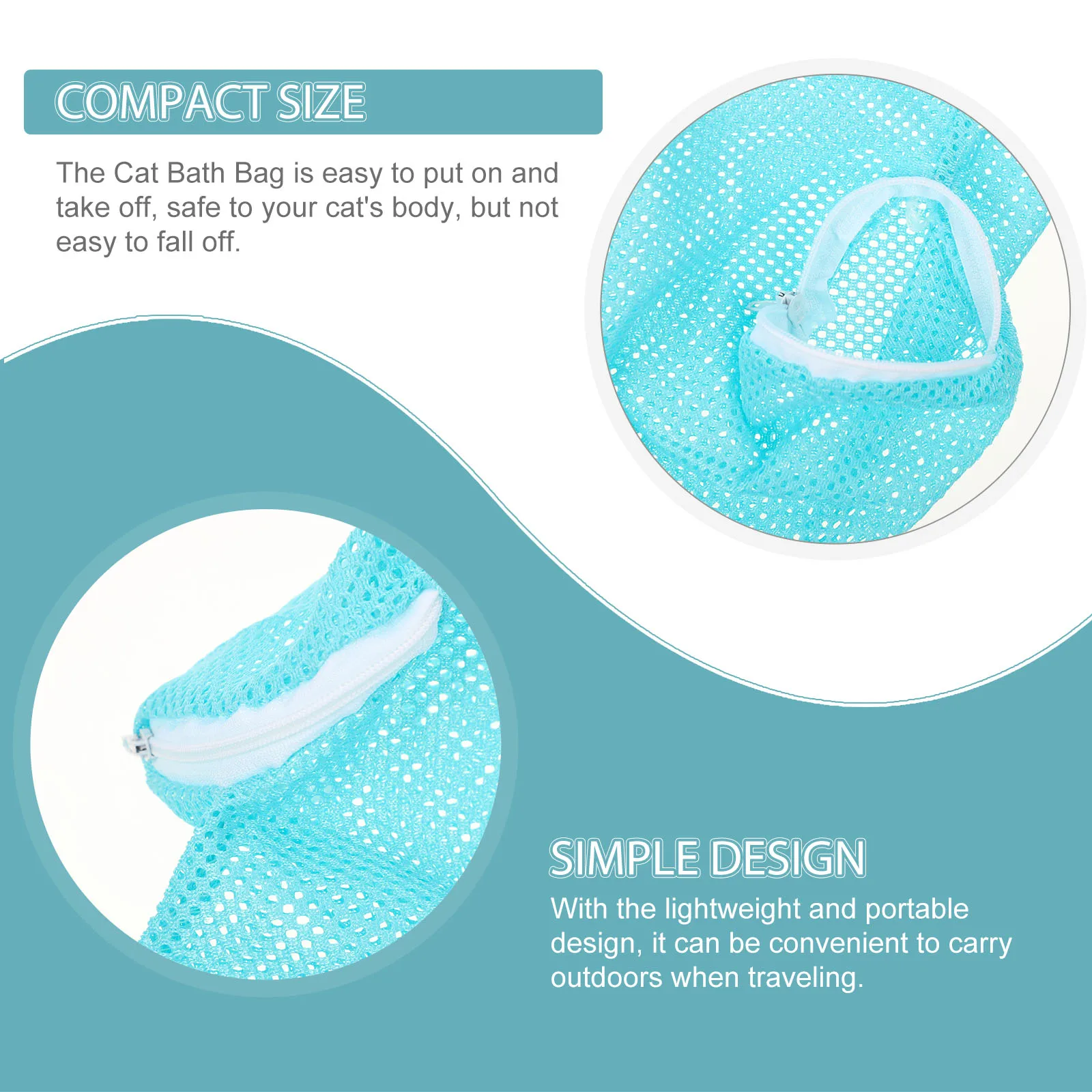 Pet Bath Bag Cat Grooming Supplies Adjustable Washing Carrier Mesh Bathing Bags for Cats Shower Netting Breathing Design Safe
Pet Bath Bag Cat Grooming Supplies Adjustable Washing Carrier Mesh Bathing Bags for Cats Shower Netting Breathing Design Safe