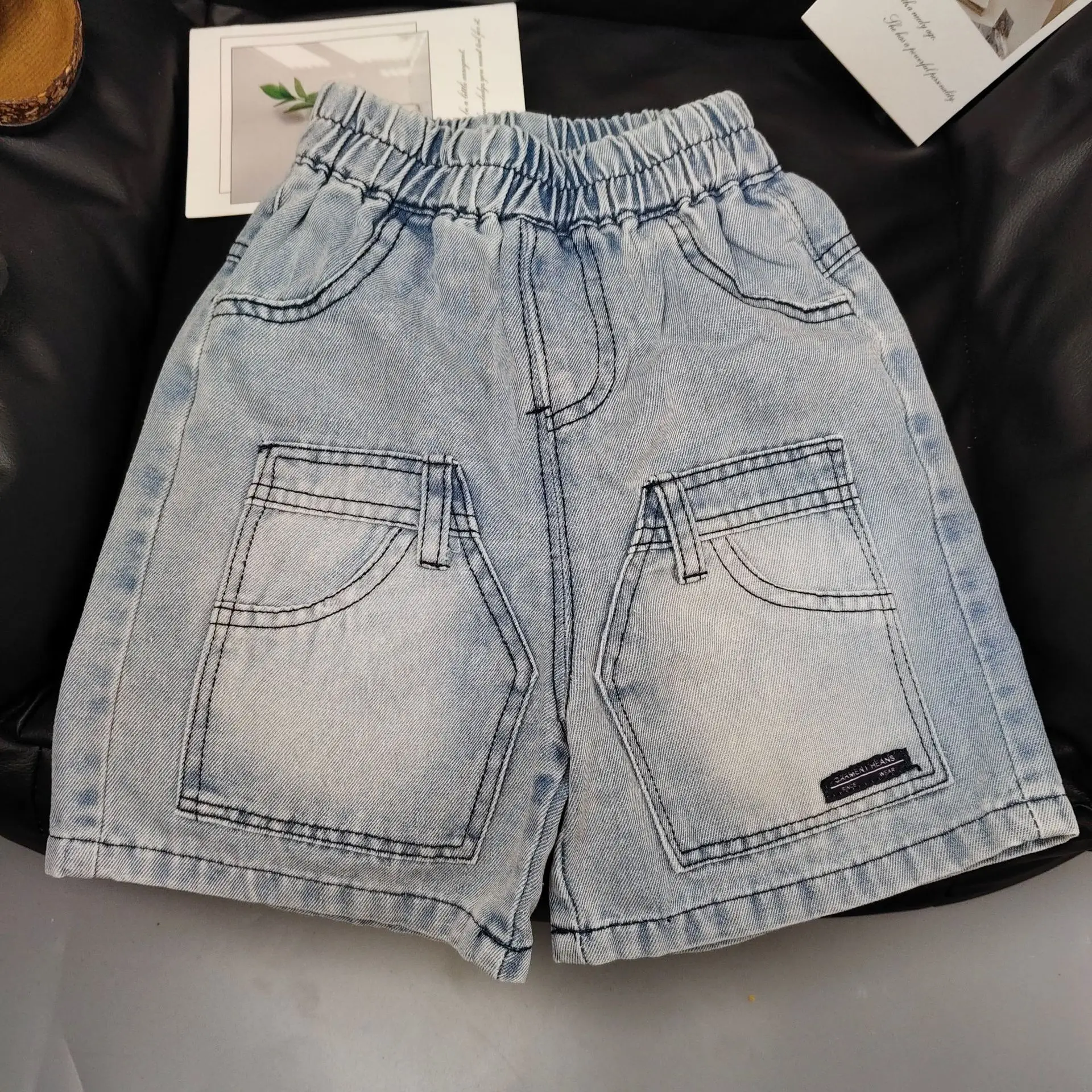 New Summer Children Loose Jeans Shorts For Teen Boys Elegant Solid Blue Denim Shorts Kids Capri Pants Age 2-10Years
New Summer Children Loose Jeans Shorts For Teen Boys Elegant Solid Blue Denim Shorts Kids Capri Pants Age 2-10Years