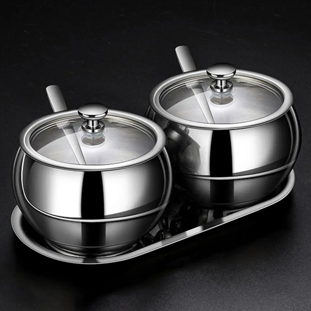 Seasoning Pot 1 Set Practical Good Sealing Easy to Clean Sugar Salt Spice Container Kitchen Gadget
Seasoning Pot 1 Set Practical Good Sealing Easy to Clean Sugar Salt Spice Container Kitchen Gadget