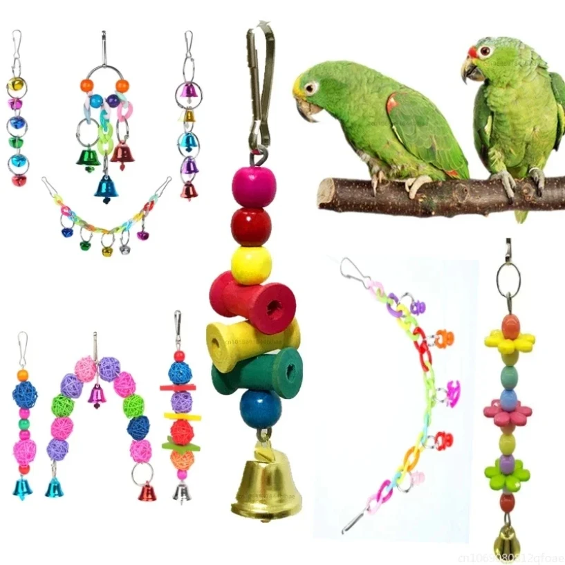 Bird Cage Toys for Parrots Birds Swing Reliable Chewable Bite Bridge Wooden Beads Shape Parrot Toy Bird Toys
Bird Cage Toys for Parrots Birds Swing Reliable Chewable Bite Bridge Wooden Beads Shape Parrot Toy Bird Toys