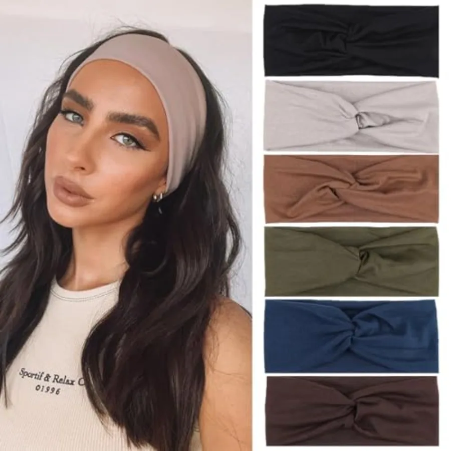 6 Pack Elastic Fashion Non-slip Workout Headbands for Women Knot Floral Printed Hair Band Scarf Turban for Yoga Outdoor Sport S
6 Pack Elastic Fashion Non-slip Workout Headbands for Women Knot Floral Printed Hair Band Scarf Turban for Yoga Outdoor Sport S
