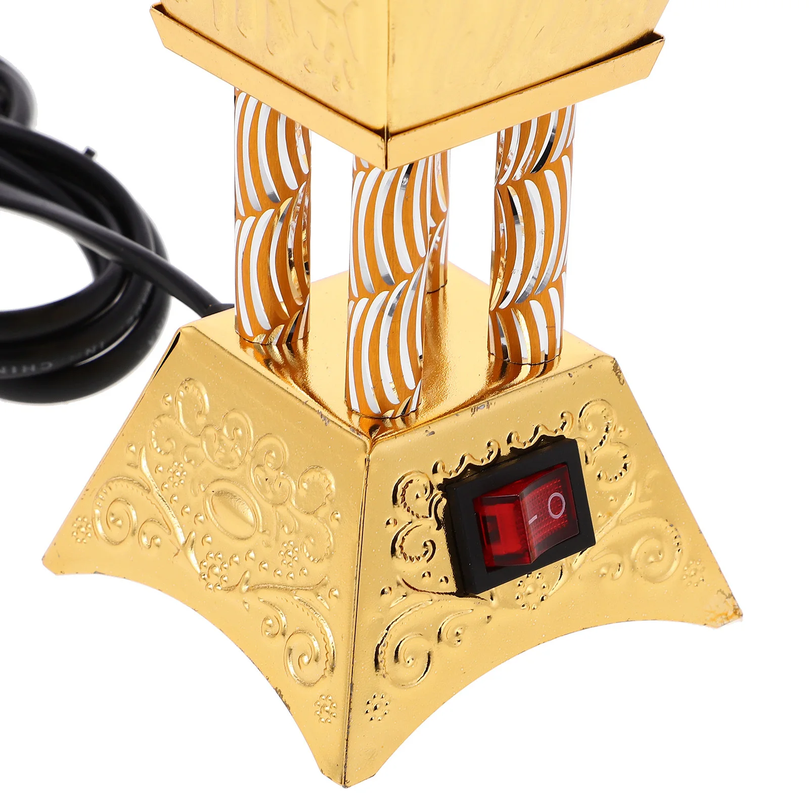 Electric Censer Burner Incense Stove Decorative Metal Aroma Burner Bakhoor Charcoal Home Office Yoga Teahouse Middle East Style
Electric Censer Burner Incense Stove Decorative Metal Aroma Burner Bakhoor Charcoal Home Office Yoga Teahouse Middle East Style