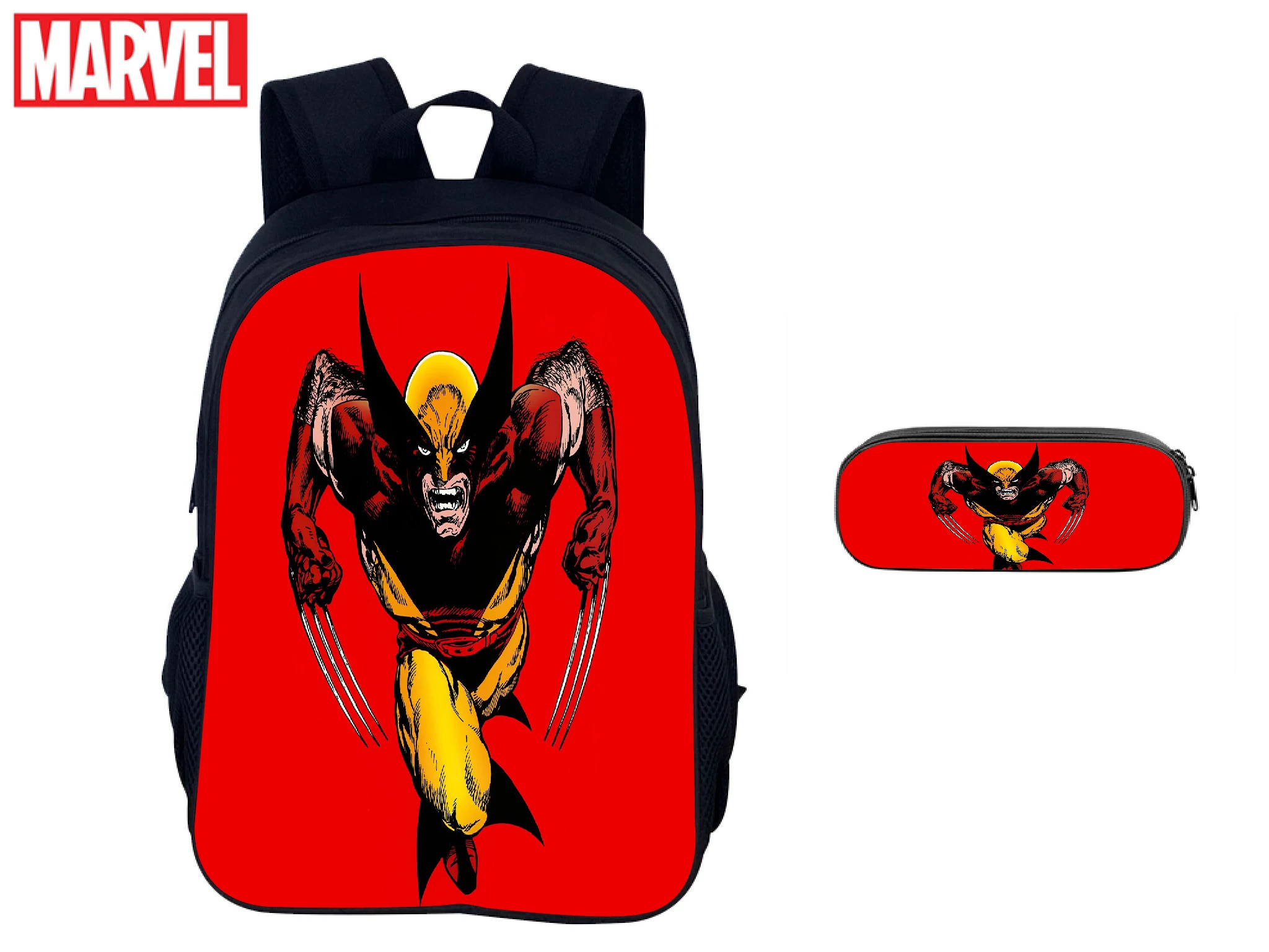 Marvel Student Trendy Schoolbag and Pencil Case Set,Wolverine Classic Daily Rucksack Big Backpack for Boy Girl
Marvel Student Trendy Schoolbag and Pencil Case Set,Wolverine Classic Daily Rucksack Big Backpack for Boy Girl