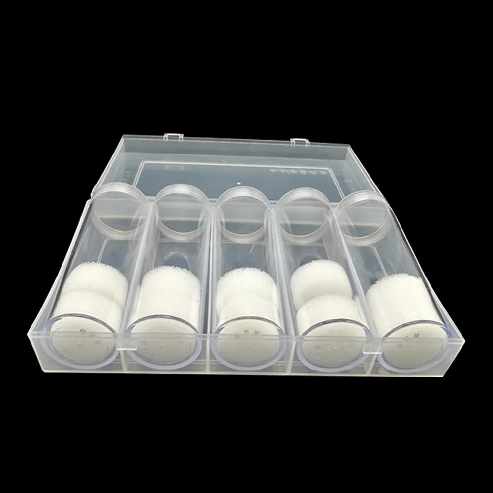 6 Pcs Storage Tubes Clear Plastic Boxes for All Coins Organizer Box Key Safe Coin Storage Tube Round Case
6 Pcs Storage Tubes Clear Plastic Boxes for All Coins Organizer Box Key Safe Coin Storage Tube Round Case