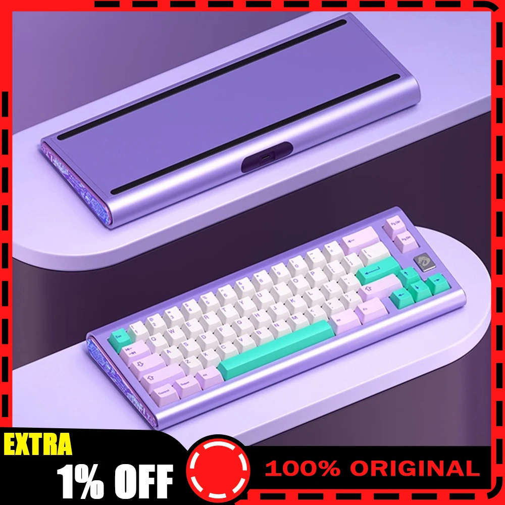 DAREU CHAOSERA Joint Name Cupid65 Wireless Keyboard Full CNC Aluminum Alloy Fuselage 4000mAh Gaming Keyboard For Pc Accessories
DAREU CHAOSERA Joint Name Cupid65 Wireless Keyboard Full CNC Aluminum Alloy Fuselage 4000mAh Gaming Keyboard For Pc Accessories