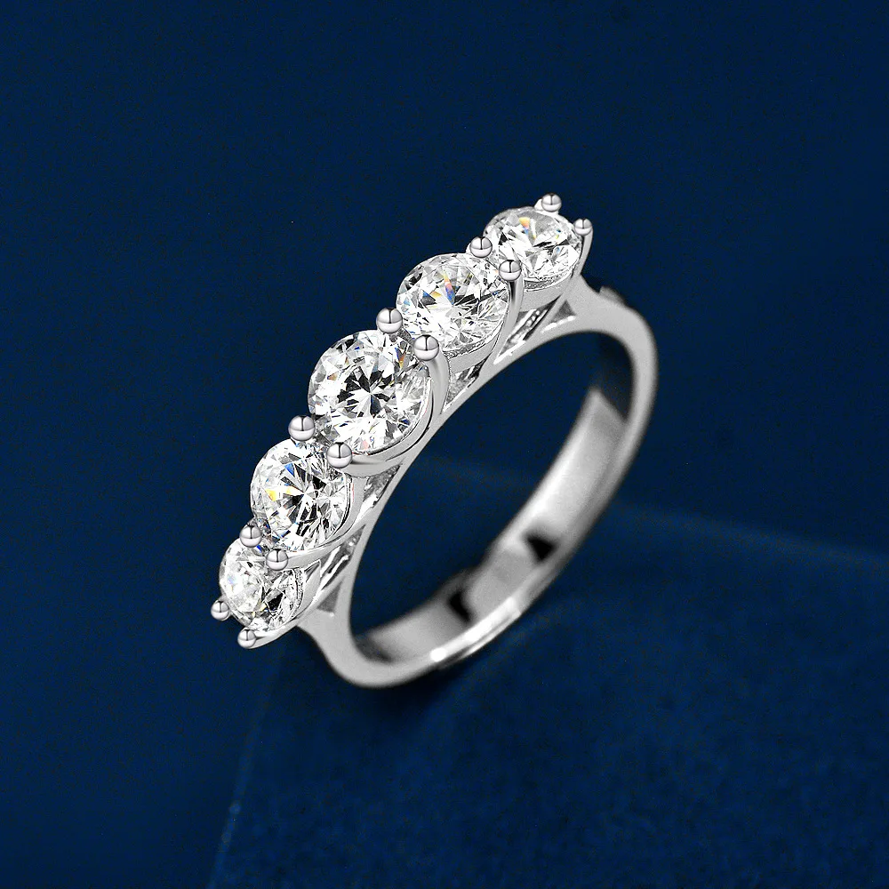 2025 Eternity 5mm Lab Moissanite Diamond Ring 925 Sterling Silver Party Wedding Band Rings for Women Bridal Engagement Jewelry
2025 Eternity 5mm Lab Moissanite Diamond Ring 925 Sterling Silver Party Wedding Band Rings for Women Bridal Engagement Jewelry