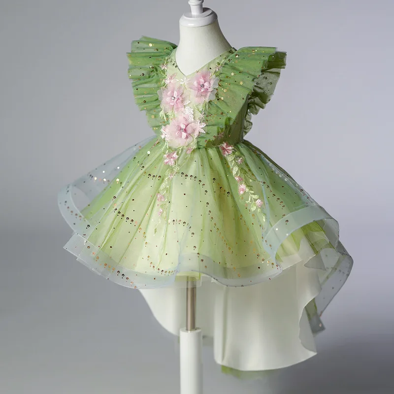 Children's Princess Dress High-end Flower Girl Fluffy Dress Girls Wedding Banquet Piano Performance Dress
Children's Princess Dress High-end Flower Girl Fluffy Dress Girls Wedding Banquet Piano Performance Dress