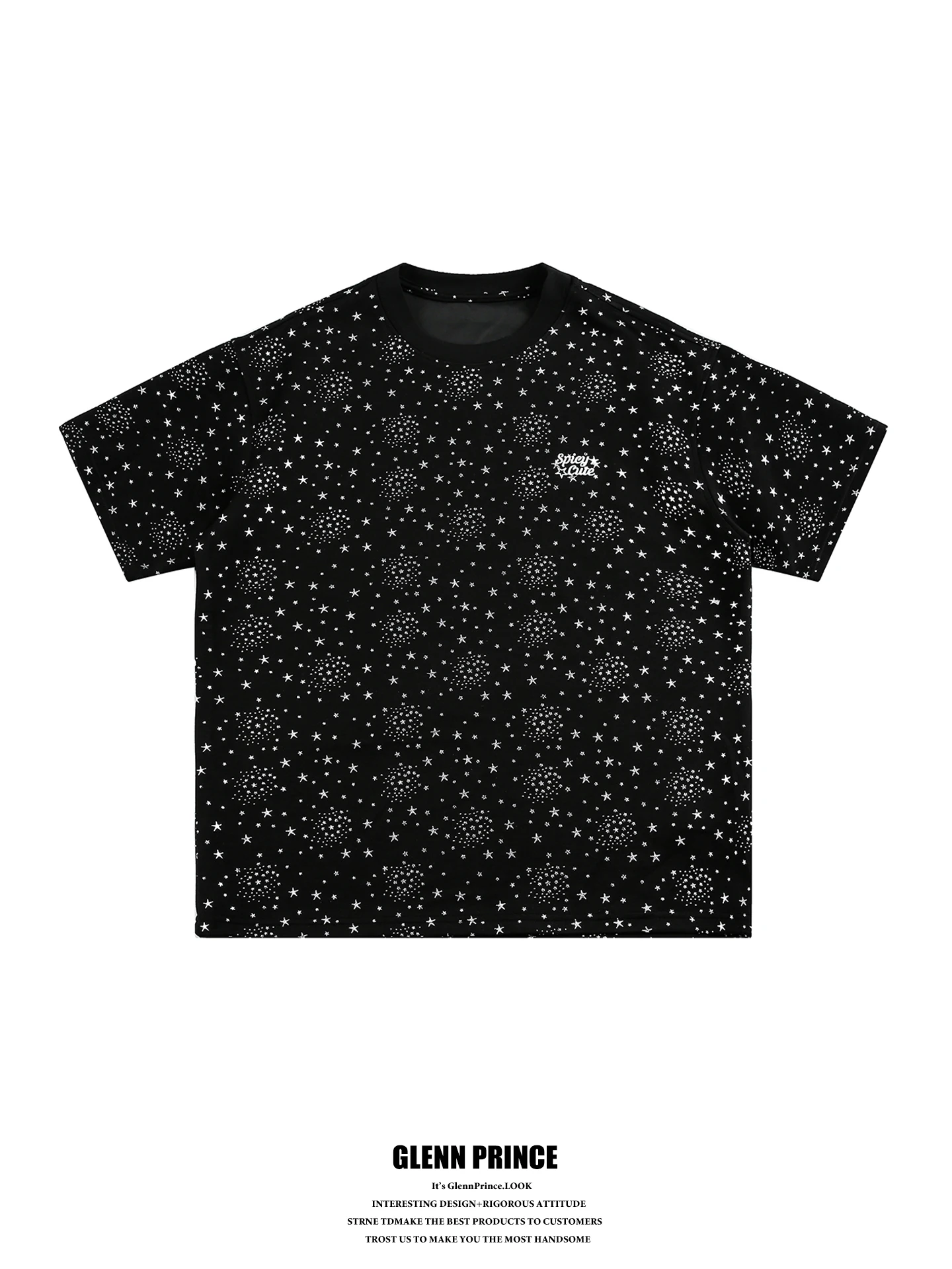 GPstudio American Style Trendy Short Sleeve T-Shirt Men Summer Oversize Casual Half Sleeve Top Star Print round Neck Tee
GPstudio American Style Trendy Short Sleeve T-Shirt Men Summer Oversize Casual Half Sleeve Top Star Print round Neck Tee