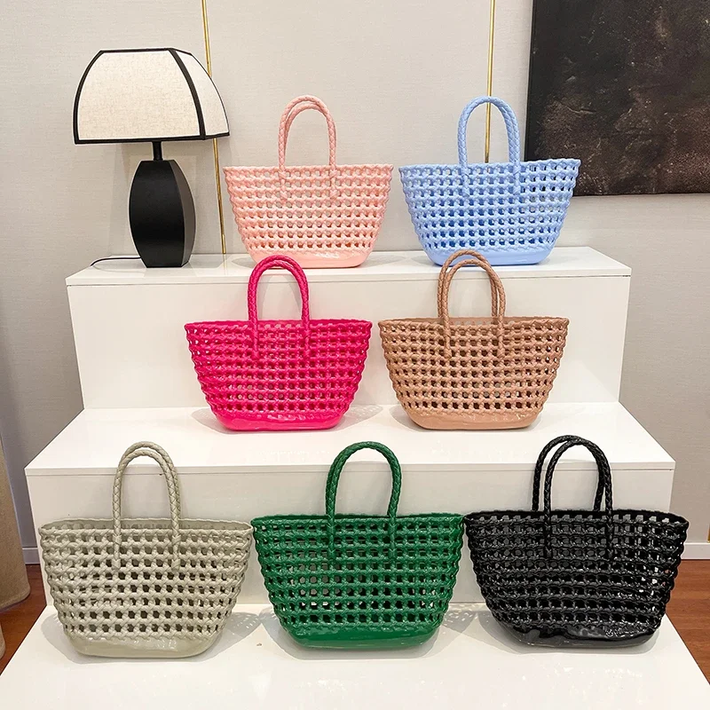 Hot Sell Large-capacity Bag Hollow Jelly Beach Holiday Portable Tote Bag Reusable and Easy To Clean Plastic Portable Bath Basket
Hot Sell Large-capacity Bag Hollow Jelly Beach Holiday Portable Tote Bag Reusable and Easy To Clean Plastic Portable Bath Basket