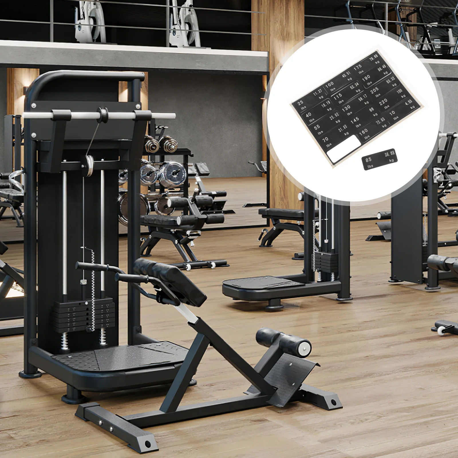 1 Sheet Weight Plate Stickers Self-Adhesive Label for Gym Equipment Tracking Progress Sorting Blocks Weight Tag Stickers
1 Sheet Weight Plate Stickers Self-Adhesive Label for Gym Equipment Tracking Progress Sorting Blocks Weight Tag Stickers