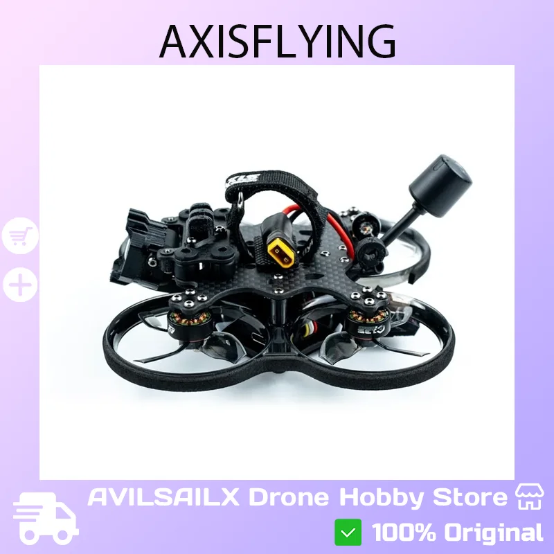 Axisflying Cineon C20 V2 2 Inch Cinewhoop FPV Drone BNF with GPS & Analog System, 4S Ready for Cinematic filming
Axisflying Cineon C20 V2 2 Inch Cinewhoop FPV Drone BNF with GPS & Analog System, 4S Ready for Cinematic filming