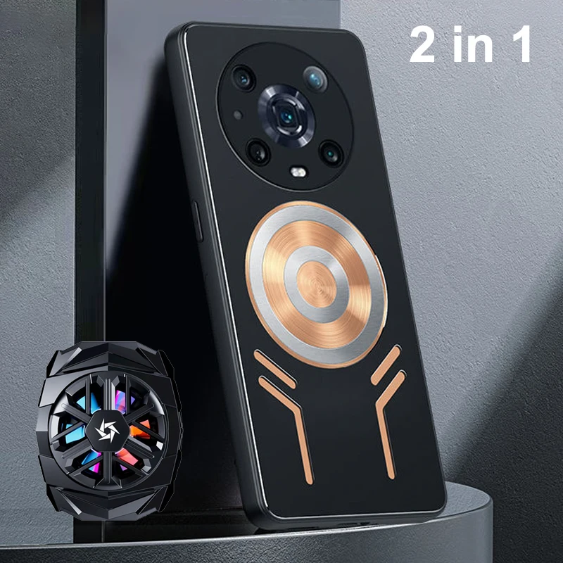 Чехол для Honor Magic 4Pro, медный алюминиевый теплоотвод, чехол для Magic 5 Pro, охлаждающий чехол с кулером для Magic 3 Pro Magic3
Чехол для Honor Magic 4Pro, медный алюминиевый теплоотвод, чехол для Magic 5 Pro, охлаждающий чехол с кулером для Magic 3 Pro Magic3