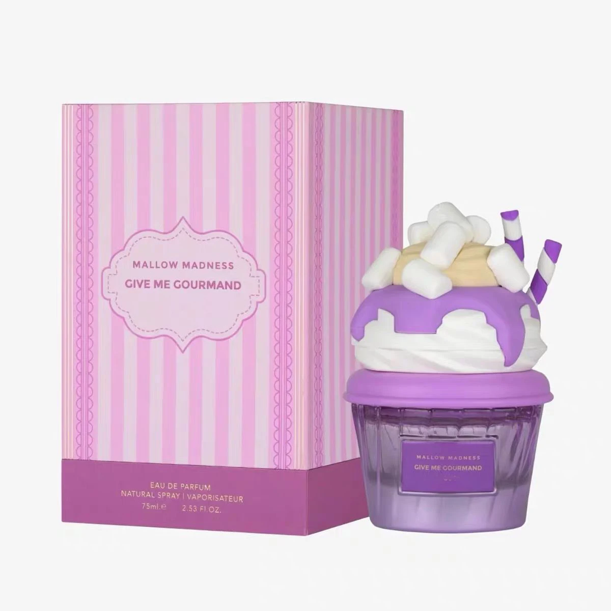 Mallow Madness Eau de Parfum Give Me gourmet series, sweet gourmet perfume, cotton candy and vanilla, light and durable
Mallow Madness Eau de Parfum Give Me gourmet series, sweet gourmet perfume, cotton candy and vanilla, light and durable