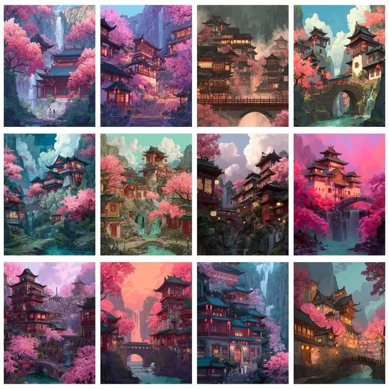 GATYZTORY Pictures By Number Architectural Landscape of Buildings Kits Painting By Numbers Drawing On Canvas HandPainted Home De
GATYZTORY Pictures By Number Architectural Landscape of Buildings Kits Painting By Numbers Drawing On Canvas HandPainted Home De