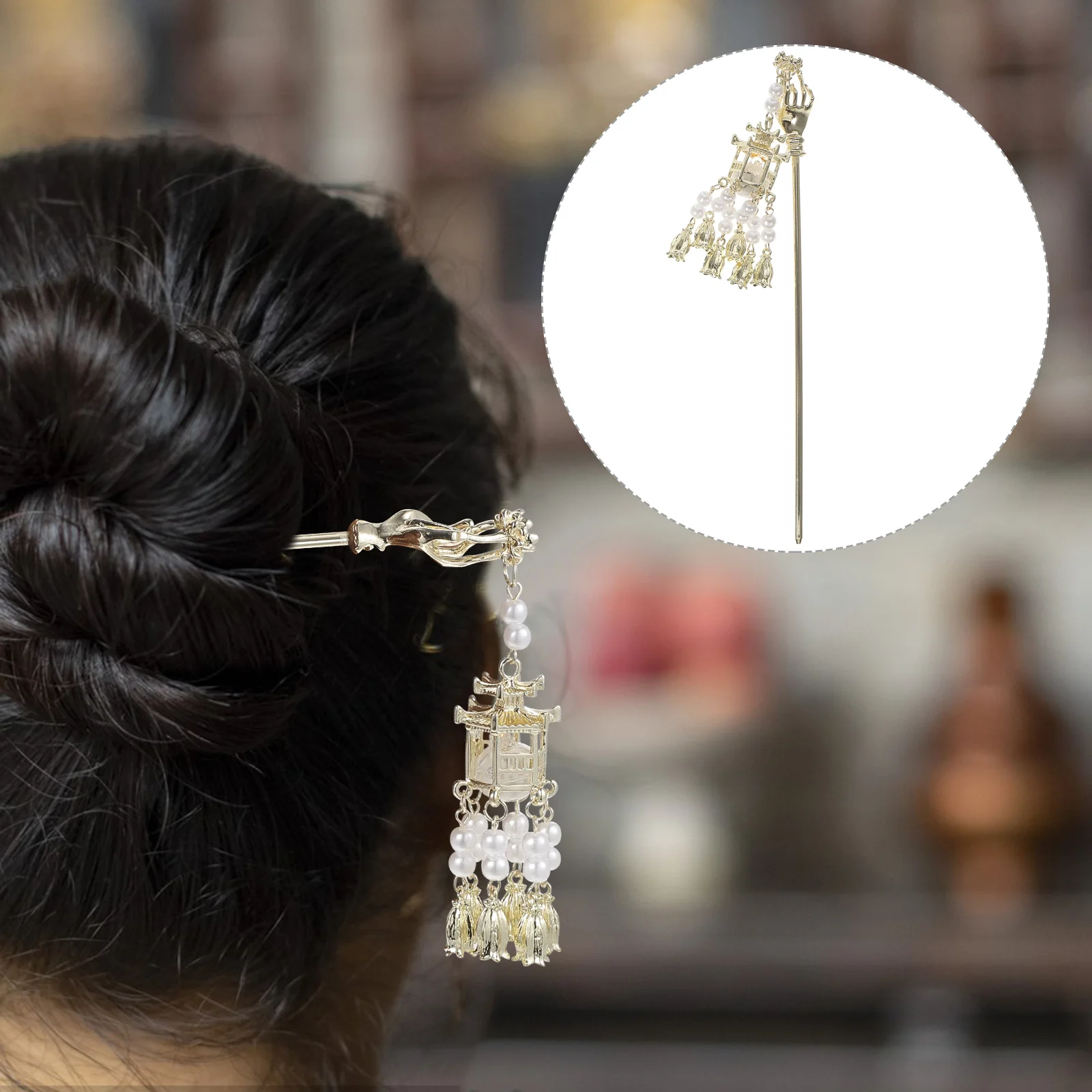 Chinese Pendant Lamp Hair Stick Tassel Long Hair Pin Vintage Glow Accessory for Weddings Role Playing Parties Tassel Hairpin
Chinese Pendant Lamp Hair Stick Tassel Long Hair Pin Vintage Glow Accessory for Weddings Role Playing Parties Tassel Hairpin