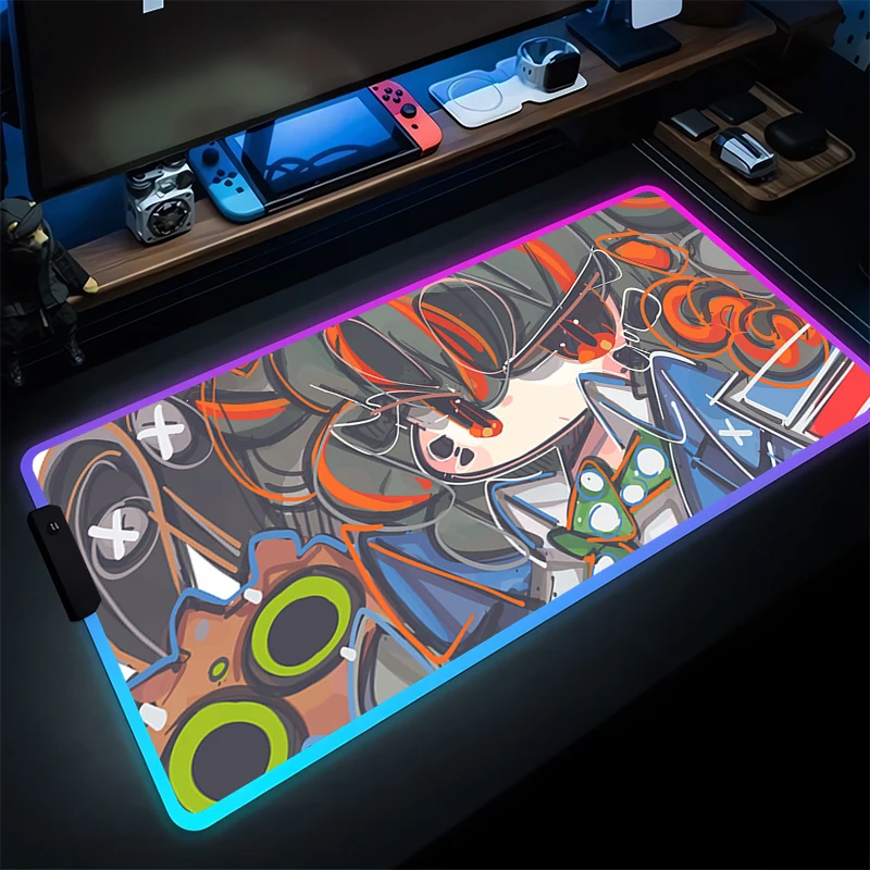 RGB Mouse Pad Gamer Gaming Accessories Speed ZZZ Keyboard Pad Zenless Zone Zero Rubber Desktop Mat LED Laptop Zhu Yuan Mousepad
RGB Mouse Pad Gamer Gaming Accessories Speed ZZZ Keyboard Pad Zenless Zone Zero Rubber Desktop Mat LED Laptop Zhu Yuan Mousepad