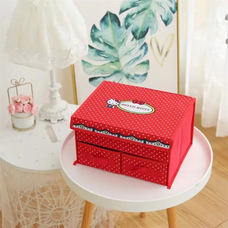 Hello Kitty Storage Box Gift Cartoon Anime Bedroom Decoration Women Accessories Kawaii Folding Drawer Clothes Storage Wholesale
Hello Kitty Storage Box Gift Cartoon Anime Bedroom Decoration Women Accessories Kawaii Folding Drawer Clothes Storage Wholesale