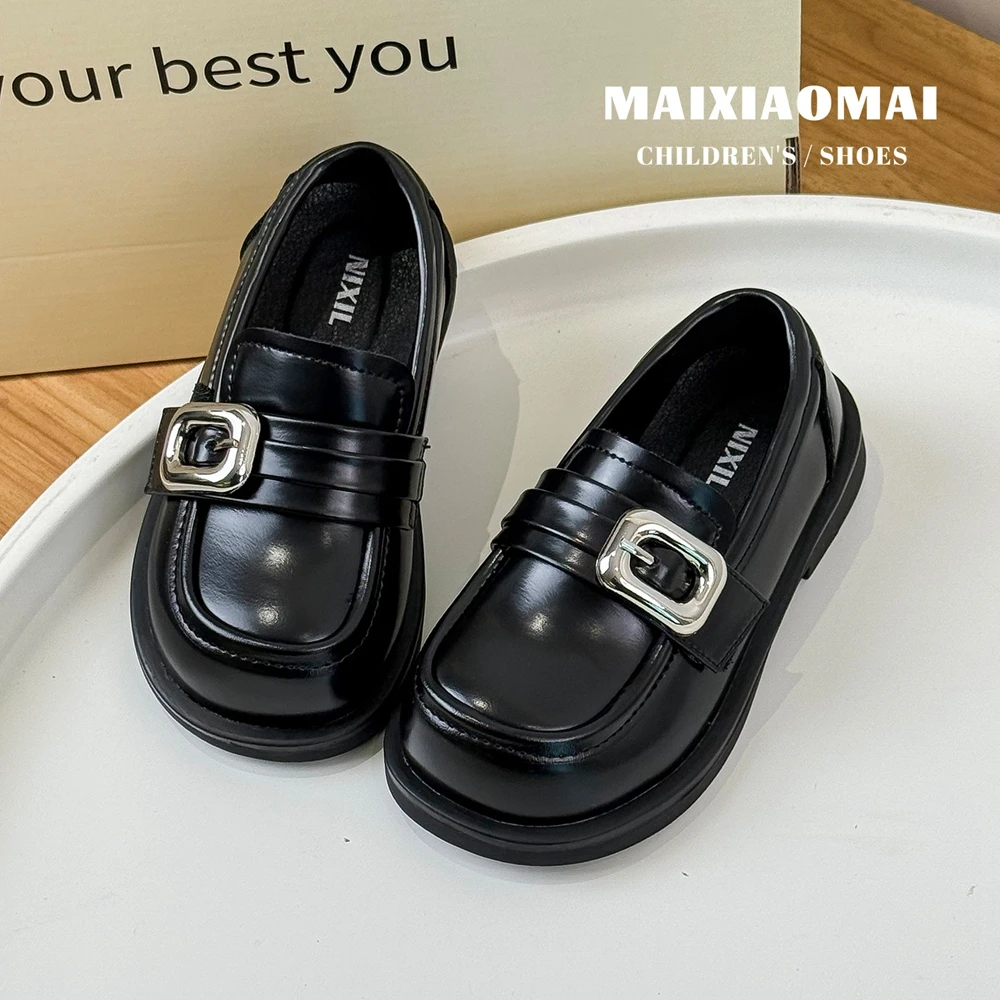 2025 Spring New Children's Shoes Fashion Shiny Leather Children's Loafers Girls Soft Sole Small Leather Shoes
2025 Spring New Children's Shoes Fashion Shiny Leather Children's Loafers Girls Soft Sole Small Leather Shoes