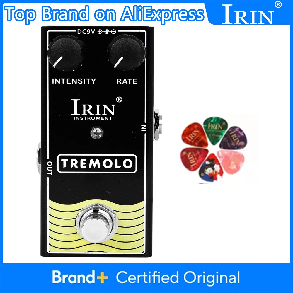 IRIN RF-09 Tremolo Guitar Effect Pedal Classic Tube Amplifier Simulation Tremolo Effect Electric Guitar Accessories
IRIN RF-09 Tremolo Guitar Effect Pedal Classic Tube Amplifier Simulation Tremolo Effect Electric Guitar Accessories