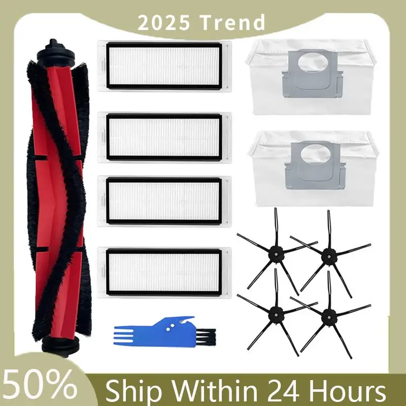 Винтажный верхний набор запасных частей для Roborock Q5 Q5+, насадки для робота-пылесоса, замена основного фильтра, аксессуары для мешка для пыли
Винтажный верхний набор запасных частей для Roborock Q5 Q5+, насадки для робота-пылесоса, замена основного фильтра, аксессуары для мешка для пыли