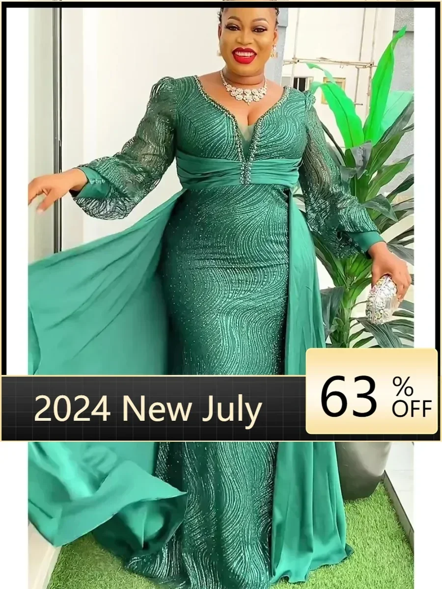 African Dresses for Women 2024 New Fashion Plus Size Sequin Evening Party Long Dress Dashiki Ankara Outfits Robe African Clothes
African Dresses for Women 2024 New Fashion Plus Size Sequin Evening Party Long Dress Dashiki Ankara Outfits Robe African Clothes