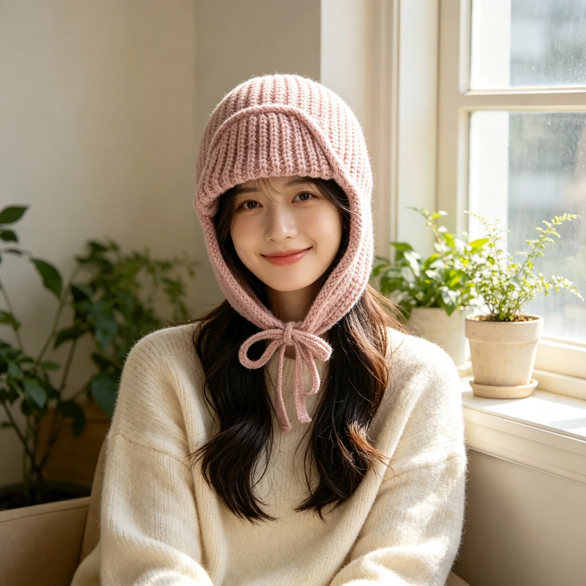 Autumn Winter Knit Earflap Beanie Women Thick Warm Trapper Hat with Long Ear Covers and Ties Cute Y2K Beanie Cap
Autumn Winter Knit Earflap Beanie Women Thick Warm Trapper Hat with Long Ear Covers and Ties Cute Y2K Beanie Cap