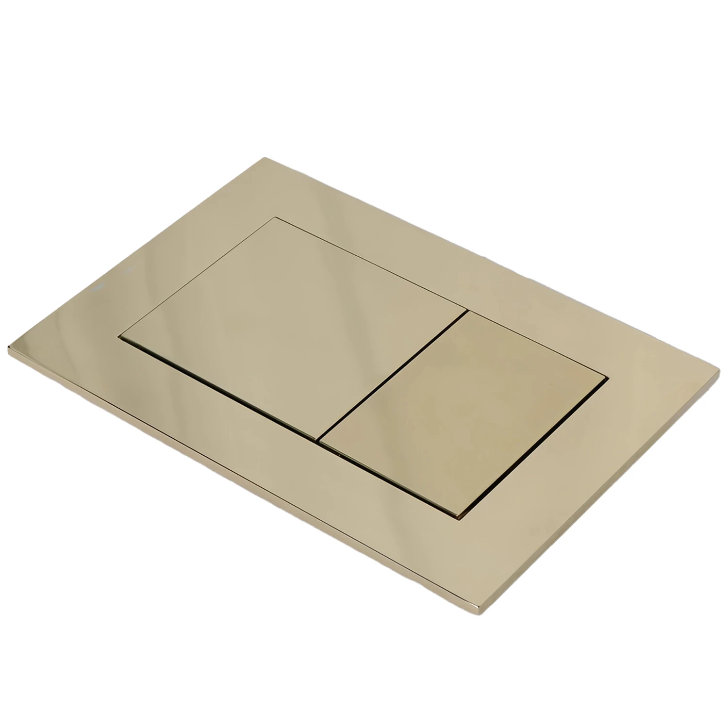 Dual-Flush Actuator Plate Compatible with TECE Concealed Cisterns Glossy Gold Toilet Part
Dual-Flush Actuator Plate Compatible with TECE Concealed Cisterns Glossy Gold Toilet Part