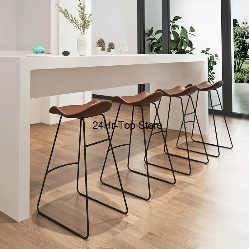 Modern Simple Leather Bar Chairs Leisure High Bar Stools Home Kitchen Furniture Nordic High Bar Chair Luxury Back Bar Stool U
Modern Simple Leather Bar Chairs Leisure High Bar Stools Home Kitchen Furniture Nordic High Bar Chair Luxury Back Bar Stool U