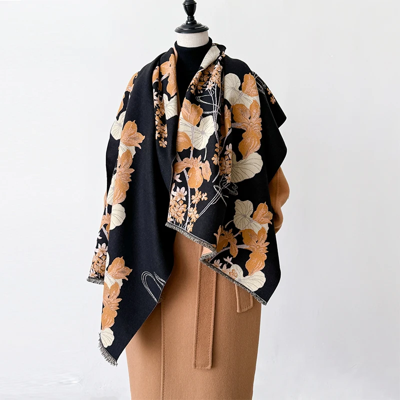 Новинка 2024, элегантный женский жаккардовый кашемировый шарф из пашмины, зимний толстый теплый двусторонний платок, холодостойкий ветрозащитный шарф-одеяло
Новинка 2024, элегантный женский жаккардовый кашемировый шарф из пашмины, зимний толстый теплый двусторонний платок, холодостойкий ветрозащитный шарф-одеяло