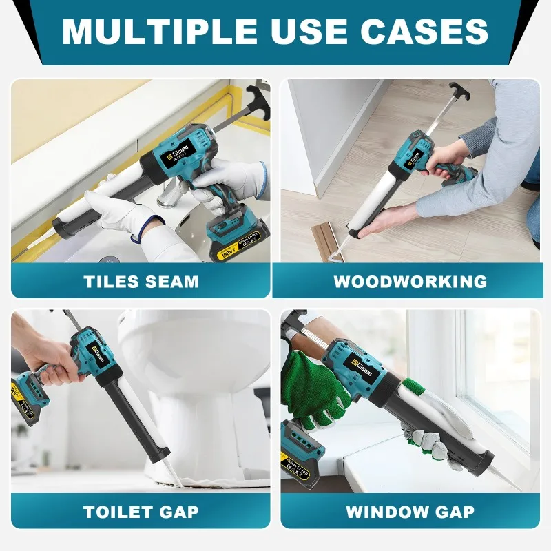 【Hot Item】 400KG Cordless Electric Caulking Gun 6Gears Glass Glue Gun Adhesive Glue Sealant Power Tool For 18V Battery Pin
【Hot Item】 400KG Cordless Electric Caulking Gun 6Gears Glass Glue Gun Adhesive Glue Sealant Power Tool For 18V Battery Pin