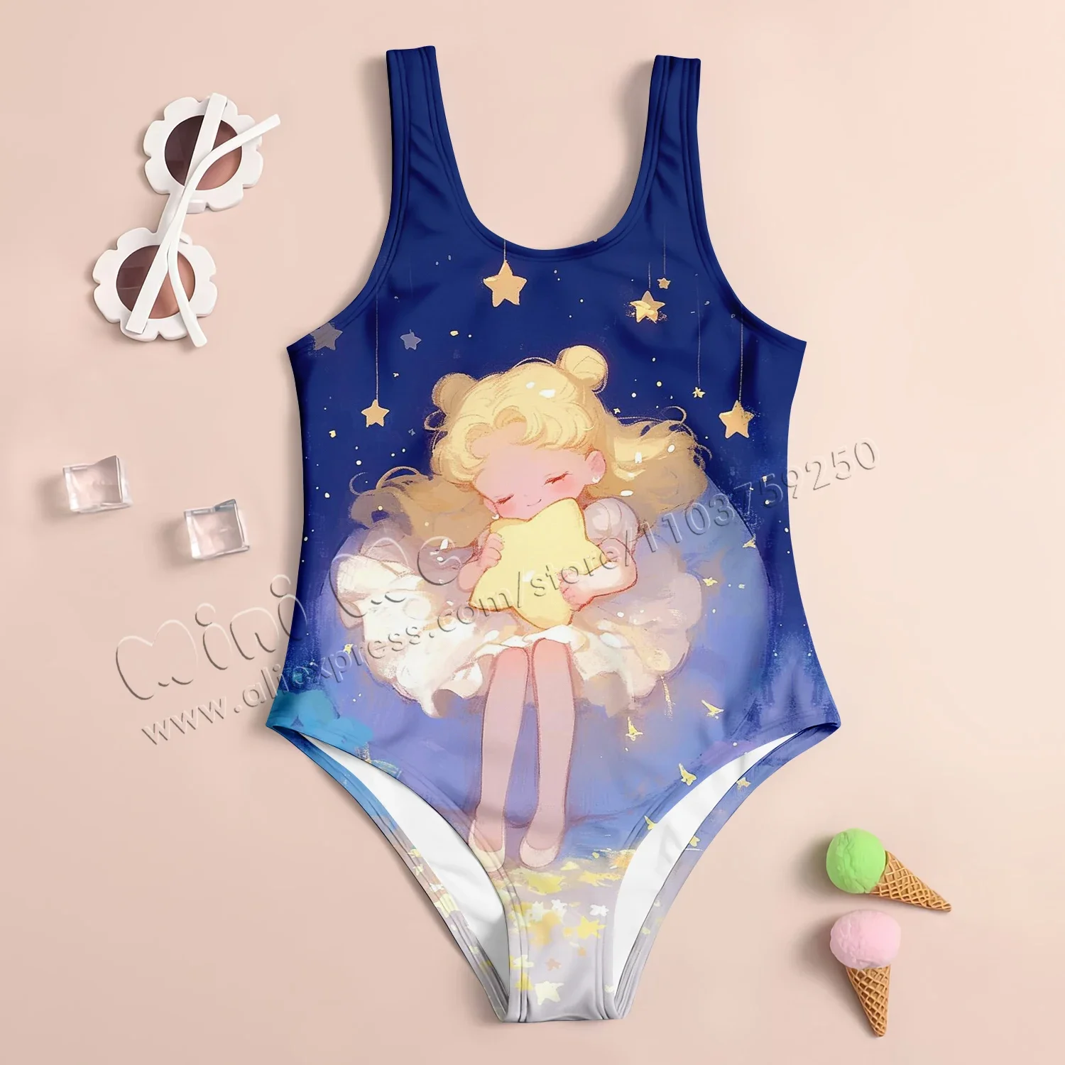 Мини-майка без манжет, универсальная для mulheres, майô bonito estampado dos desenhos animados para meninas, marinheiro, lua
Мини-майка без манжет, универсальная для mulheres, майô bonito estampado dos desenhos animados para meninas, marinheiro, lua