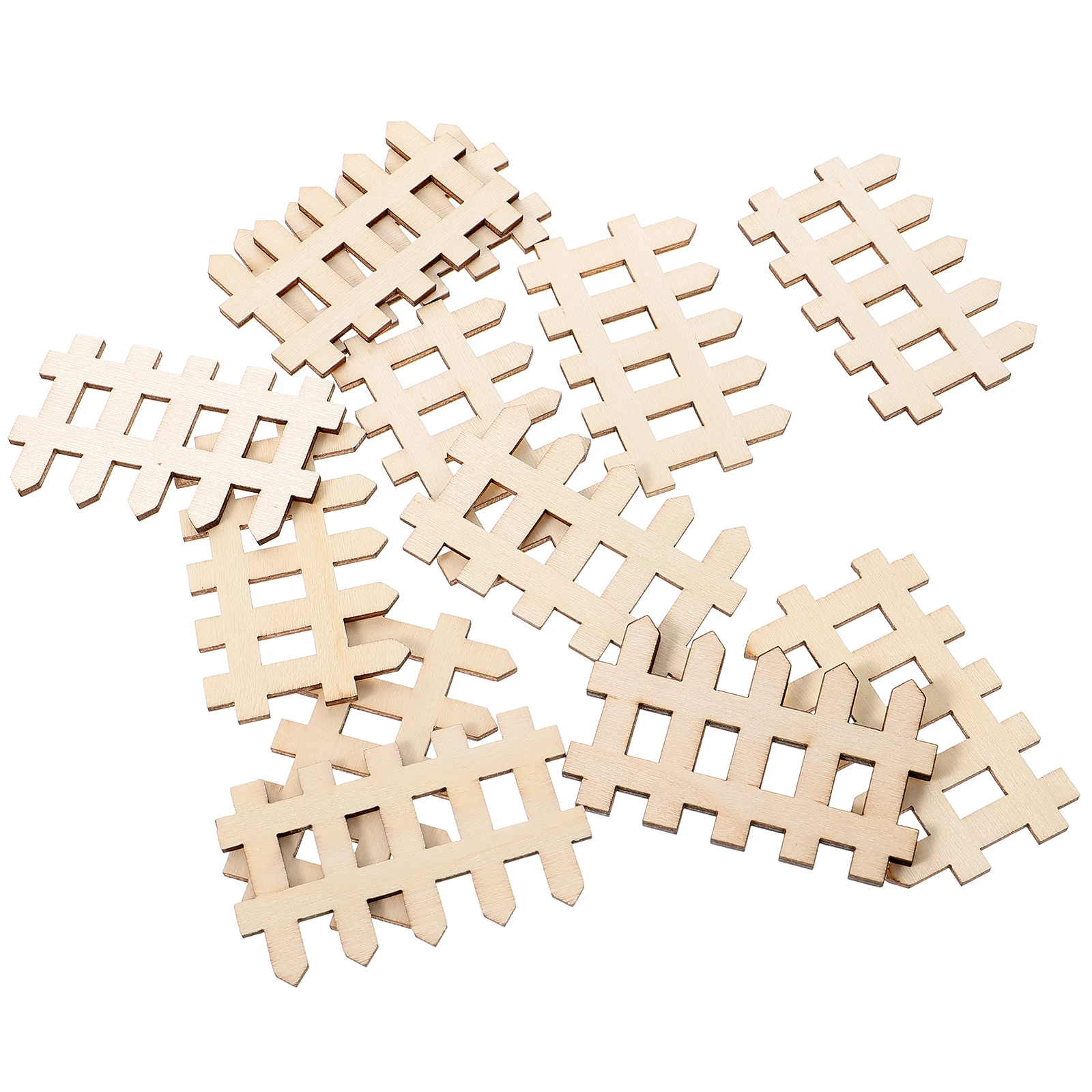 100 pcs Wooden Fence Decor Blank Wood Slices for Painting Mini Garden Fence Accessories Craft Project Photo Prop
100 pcs Wooden Fence Decor Blank Wood Slices for Painting Mini Garden Fence Accessories Craft Project Photo Prop