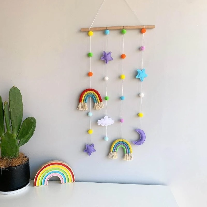 M76C Rainbow Photo Display Holder with Girls Hair Bow Clips Storage Hanger Wall Hanging Picture Decoration
M76C Rainbow Photo Display Holder with Girls Hair Bow Clips Storage Hanger Wall Hanging Picture Decoration