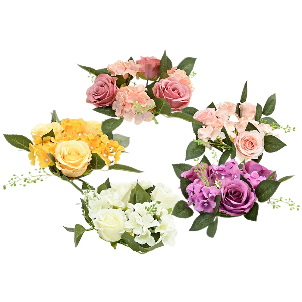 Artificial Candlestick Garland Floral Rings Wreath Spring Decor Valentine Pillars Realistic Texture Premium Material
Artificial Candlestick Garland Floral Rings Wreath Spring Decor Valentine Pillars Realistic Texture Premium Material