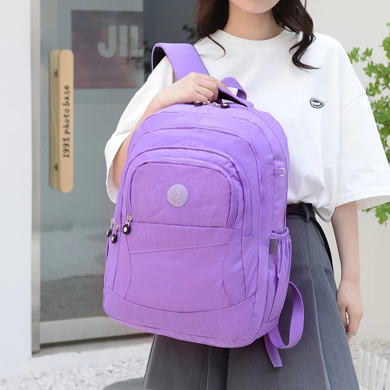 Women's Large Capacity Washed Fabric Backpack for Outdoor Travel, School, Laptop & Casual Use - Durable Water Resistant Design
Women's Large Capacity Washed Fabric Backpack for Outdoor Travel, School, Laptop & Casual Use - Durable Water Resistant Design