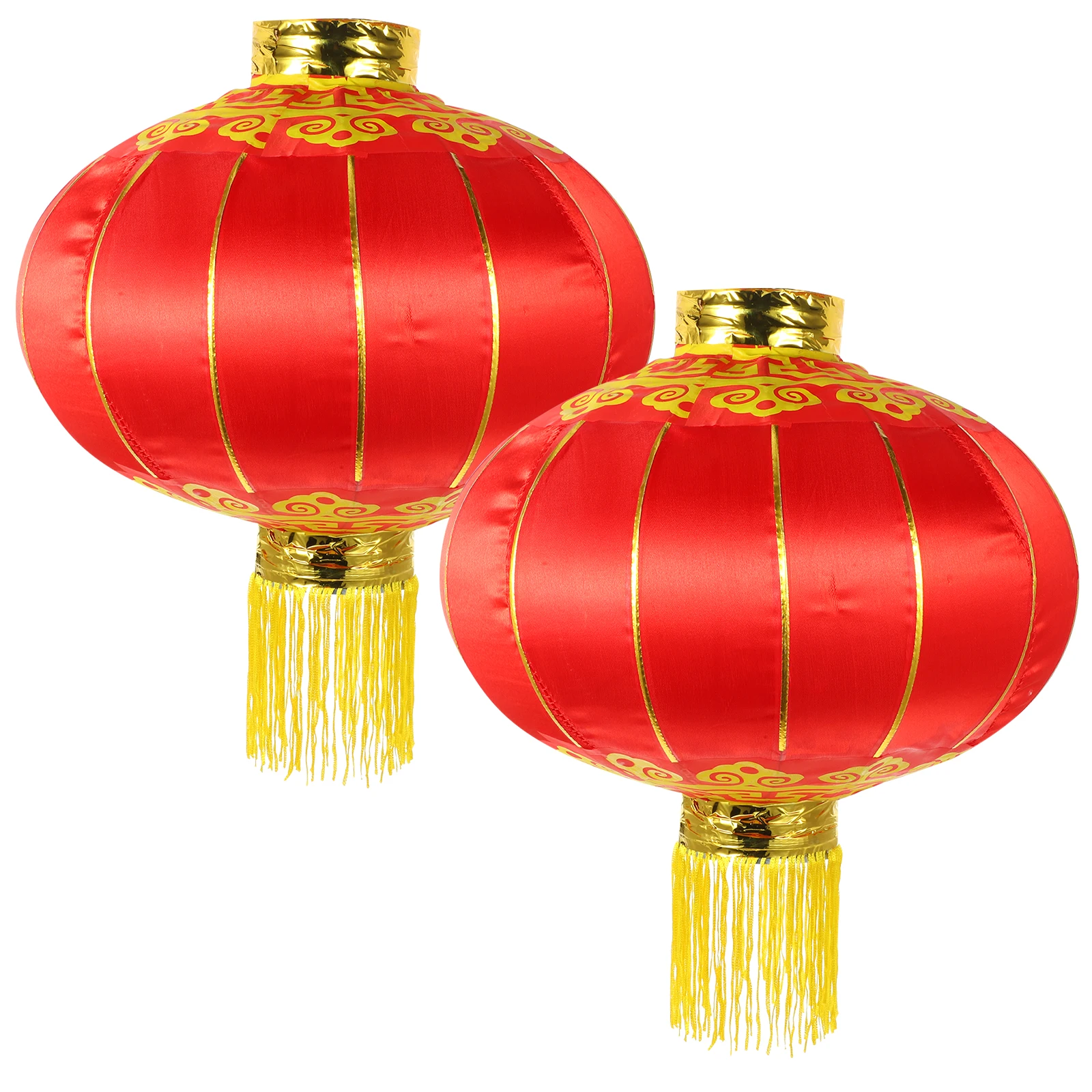 2Pcs Iron Red Lantern Outdoor Hanging Decor Lantern Style Spring nament 60# Silk Fabric
2Pcs Iron Red Lantern Outdoor Hanging Decor Lantern Style Spring nament 60# Silk Fabric